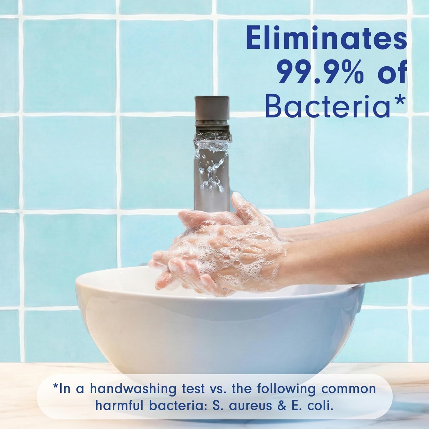 Antibacterial Hand Soap, Eliminates 99% of Bacteria, Bathroom or Kitchen Hand Soap, Cool Splash Scent, 11.25 Fl Oz (6 Pack)