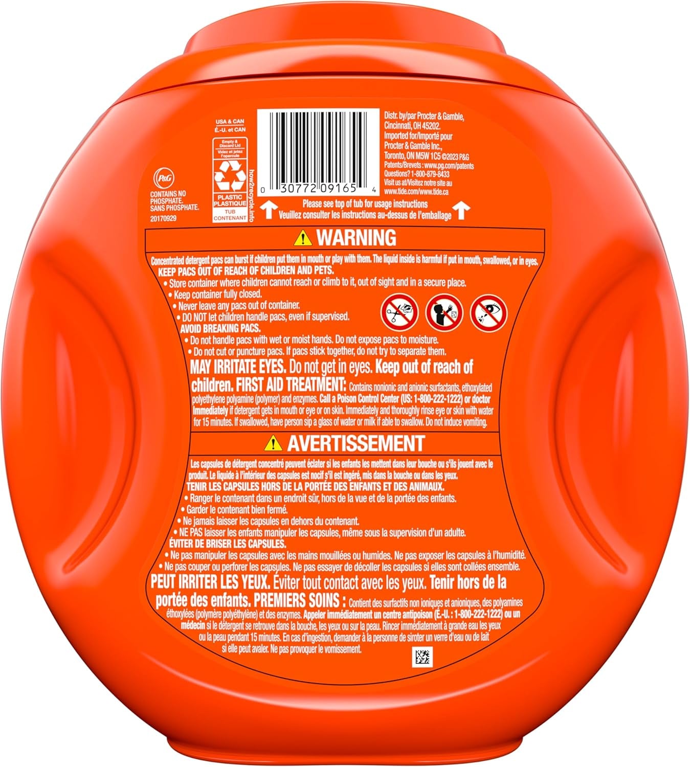 Tide PODS Laundry Detergent Pacs, 3-In-1 Stain Remover, Odor Fighter, Color Protector, 76 Count, HE Compatible, Original Scent
