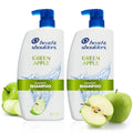 Head & Shoulders Anti-Dandruff Shampoo with 1% Pyrithione Zinc, Clinically Proven & Scalp Care Treatment, Fresh Green Apple Scent, 32.1 Fl Oz Each, 2 Pack