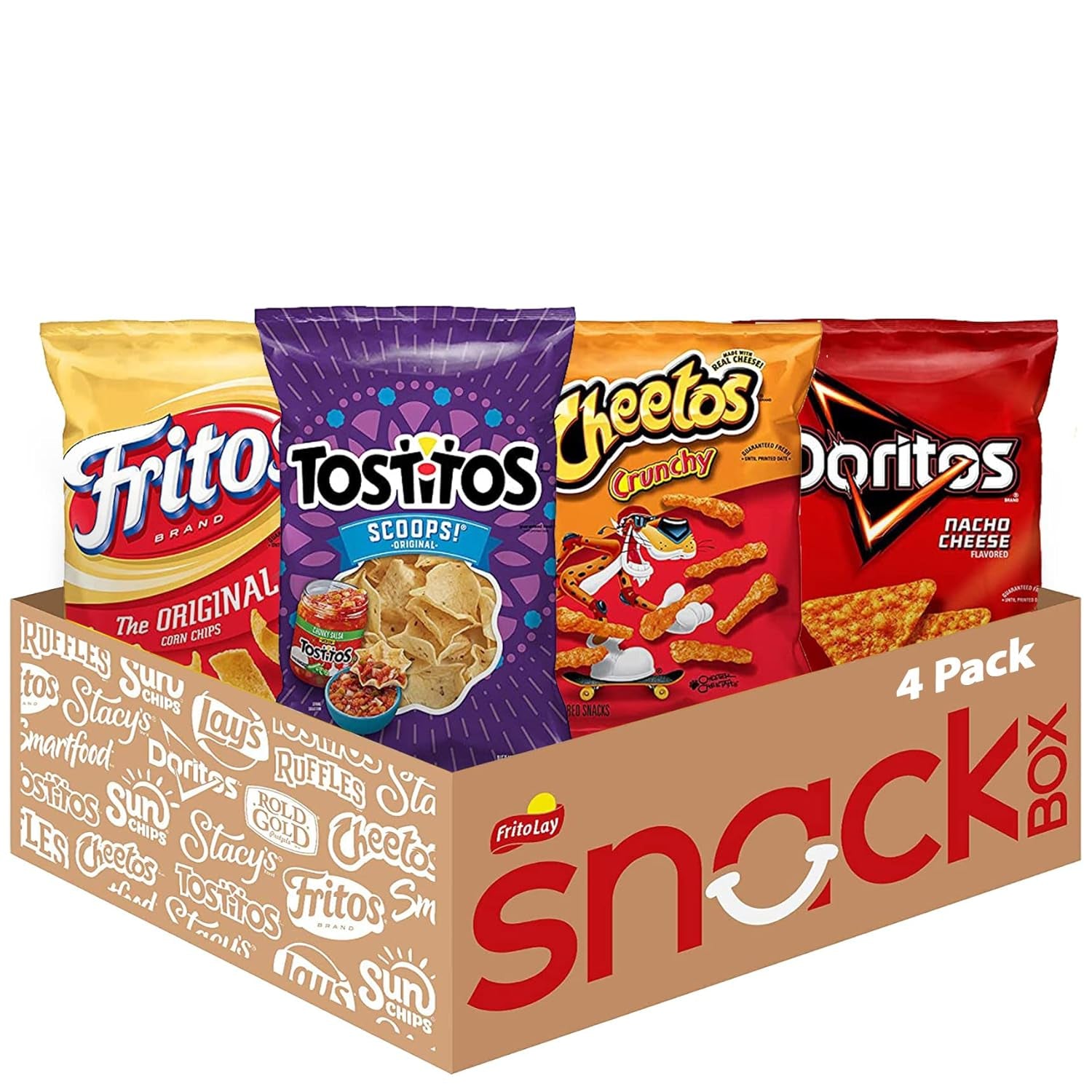 Frito-Lay Ultimate Classic Snacks Package, Variety Assortment of Chips, Cookies, Crackers, & Nuts, 0.56 Ounces, (Pack of 40) (Packaging May Vary)