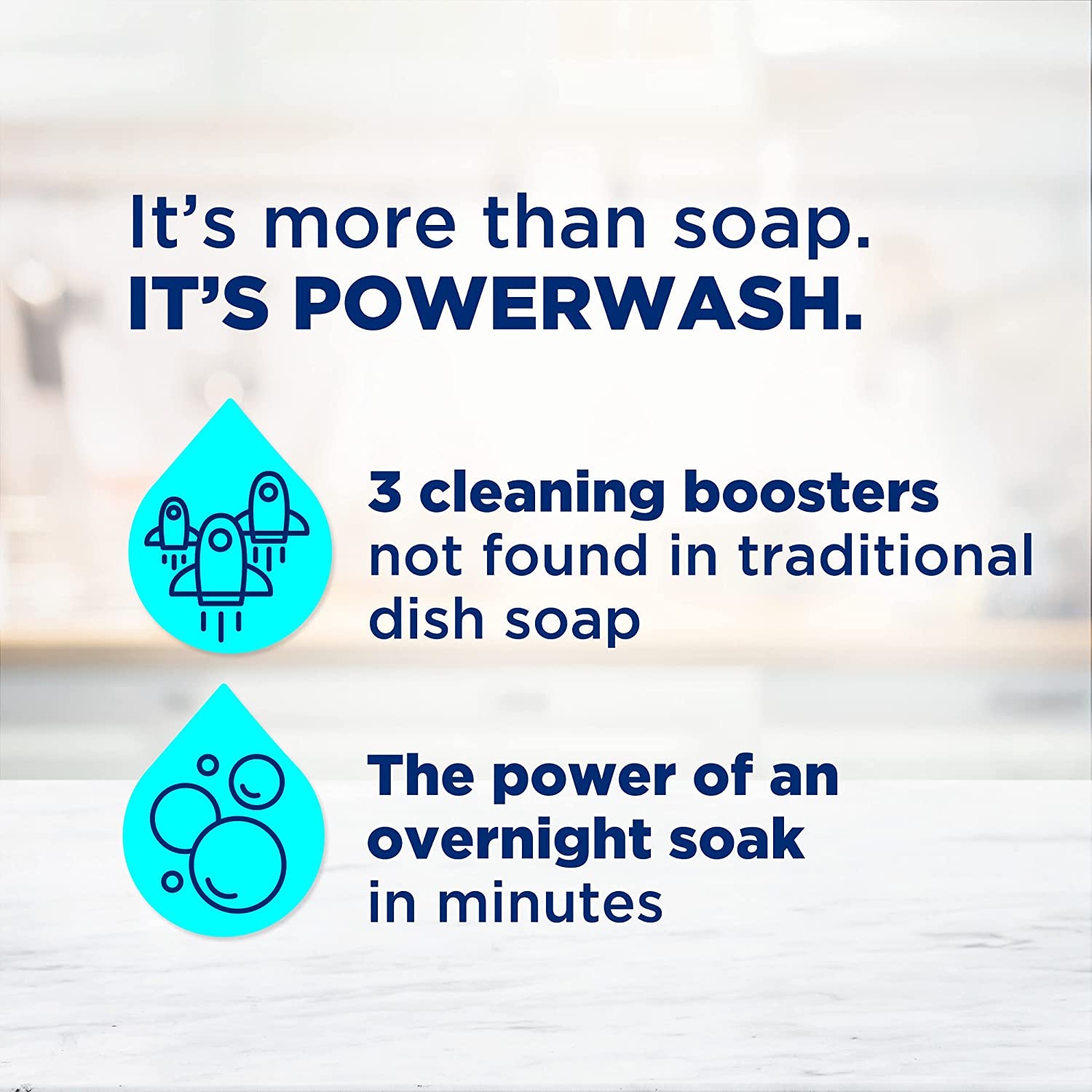 Powerwash Gain Original Dish Spray, Liquid Dish Soap, Dish Soap Refill, , 1 Starter Kit + 3 Refills, 64 Fl Oz Total (16 Fl Oz/Bottle)