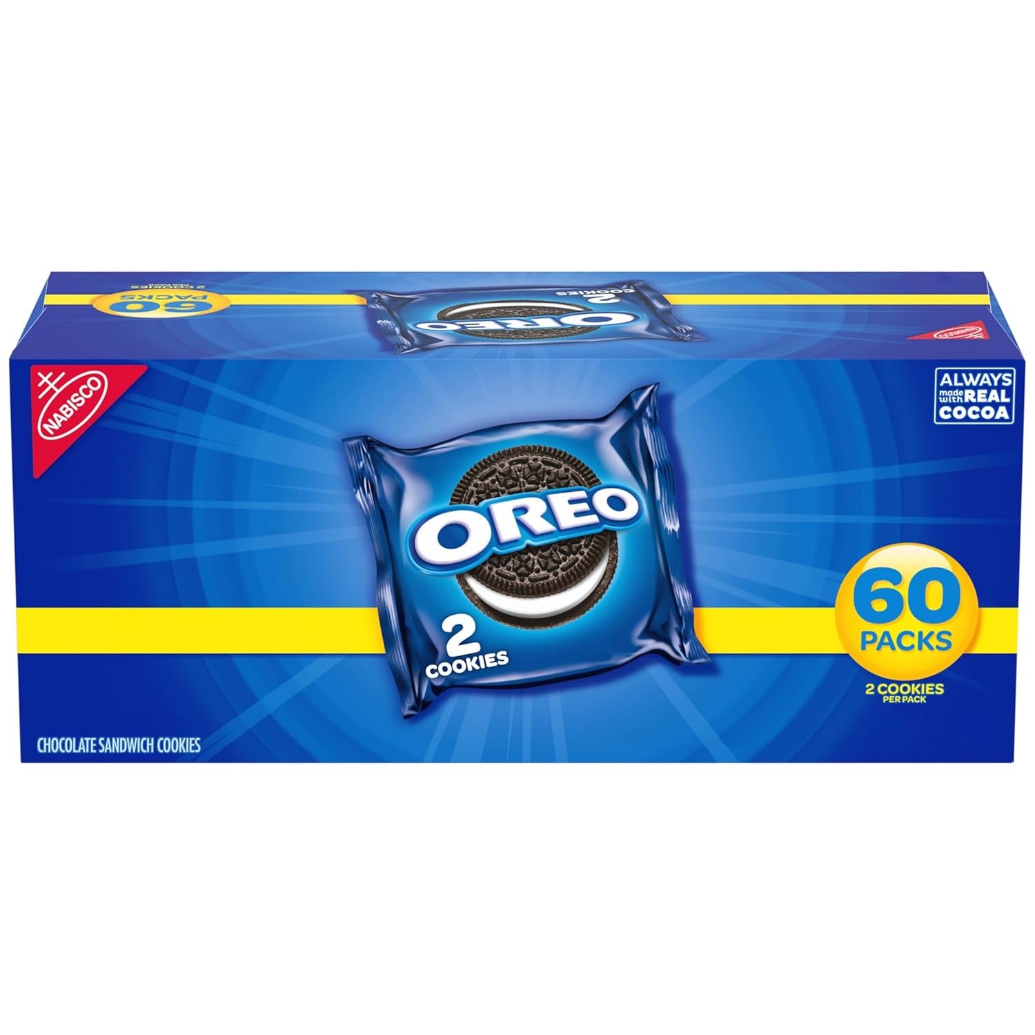 Chocolate Sandwich Cookies, 60 Snack Packs (2 Cookies per Pack)