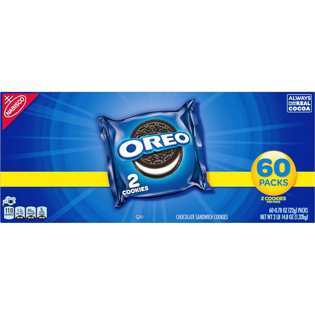 Chocolate Sandwich Cookies, 60 Snack Packs (2 Cookies per Pack)