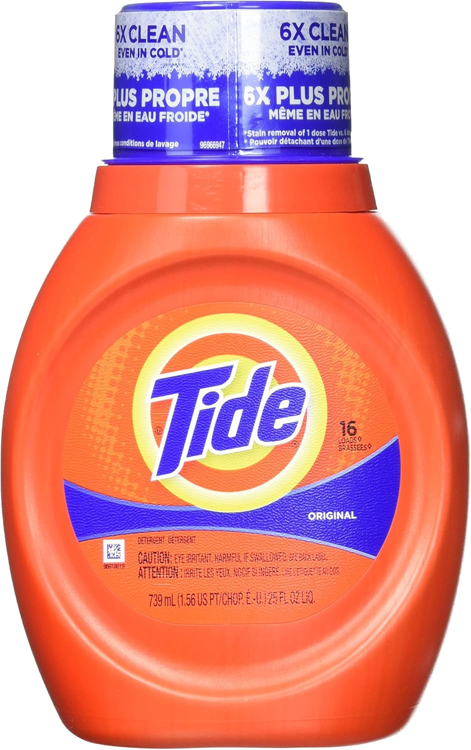 Tide Liquid Laundry Detergent, Original Scent, 125 Fl Oz, 100 Loads, Boosted Clean Even in Cold Water with Concentrated Washing Soap