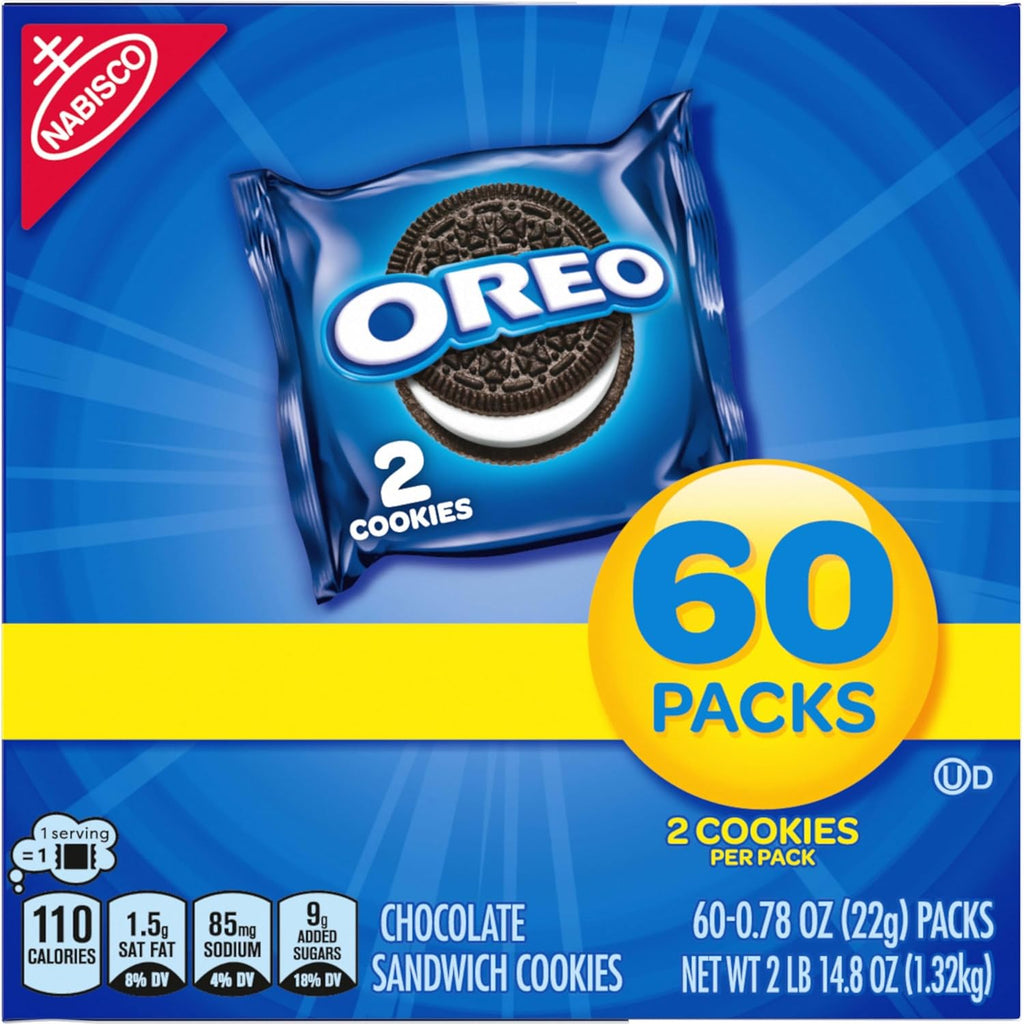 Chocolate Sandwich Cookies, 60 Snack Packs (2 Cookies per Pack)
