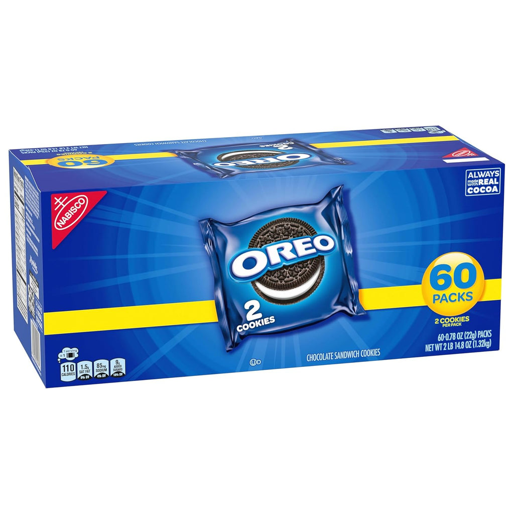 Chocolate Sandwich Cookies, 60 Snack Packs (2 Cookies per Pack)