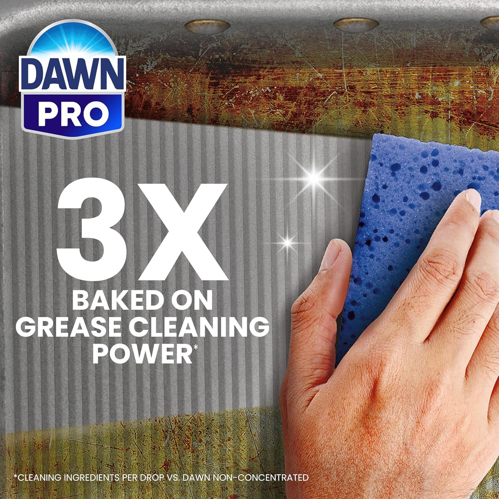 Dawn PRO Heavy Duty Manual Pot and Pan Detergent, Dish Soap Liquid for Dishwashing by Hand, Bulk Concentrate for Commercial Use, 1 Gal (Case of 2)
