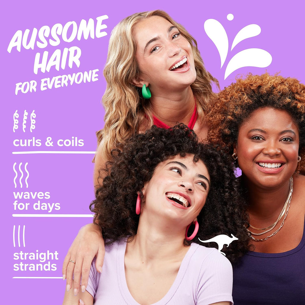 Aussie Total Miracle Hair Care Bundle: Shampoo, Conditioner, and 3 Minute Deep Treatment with Apricot & Macadamia Oil, Paraben-Free for Damaged Hair, 26.2 & 8 Fl Oz