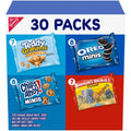 Team Favorites Snacks Variety Pack, BARNUM'S Animal Crackers, TEDDY GRAHAMS, ​CHIPS AHOY! Minis, and OREO Minis Cookies, 30 Snack Packs