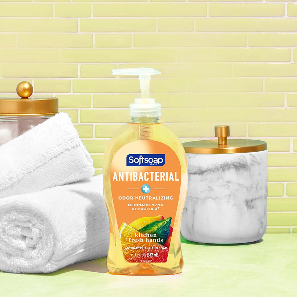 Antibacterial Liquid Hand Soap, Kitchen Fresh Hand Soap, 11.25 Fl Oz (Pack of 6)