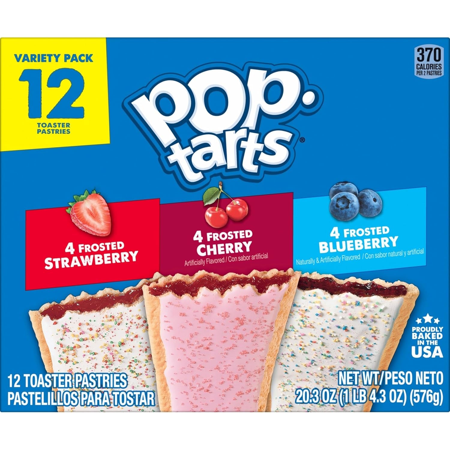 Toaster Pastries, Breakfast Foods, Kids Snacks, Variety Pack (12 )