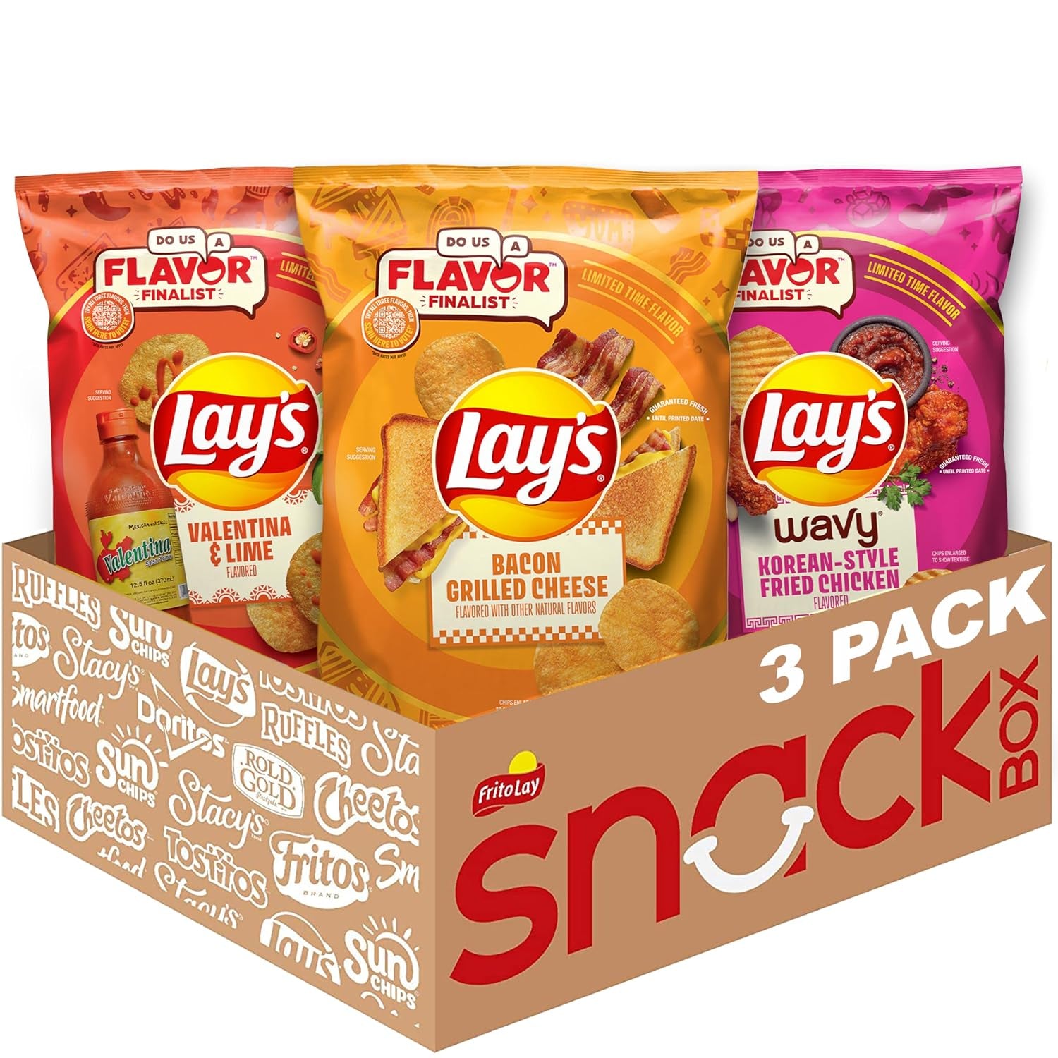 Lay'S Potato Chips, Classic, 1 Ounce (Pack of 40)
