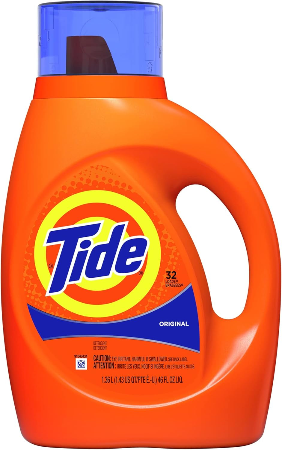 Tide Liquid Laundry Detergent, Original Scent, 125 Fl Oz, 100 Loads, Boosted Clean Even in Cold Water with Concentrated Washing Soap