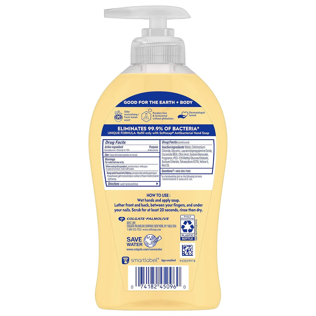 Antibacterial Liquid Hand Soap, Kitchen Fresh Hand Soap, 11.25 Fl Oz (Pack of 6)