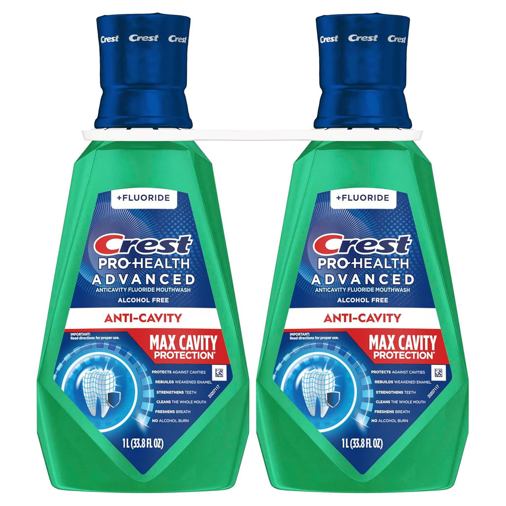 Crest Pro-Health Advanced Maximum Cavity Protection Mouthwash - Mild Mint - 2X1L