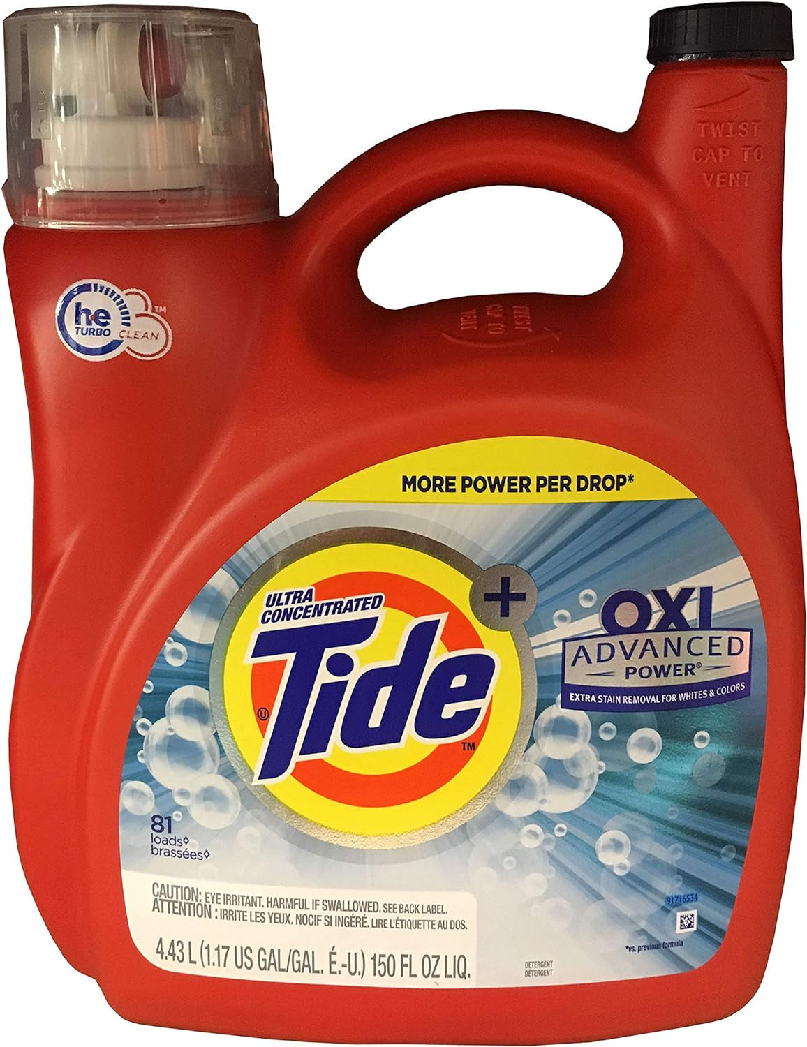 Tide Laundry Detergent Liquid, Original Scent, 64 Loads, 80 FL OZ, Works on 100% of Common Stains, Laundry Soap, Liquid Laundry Detergent