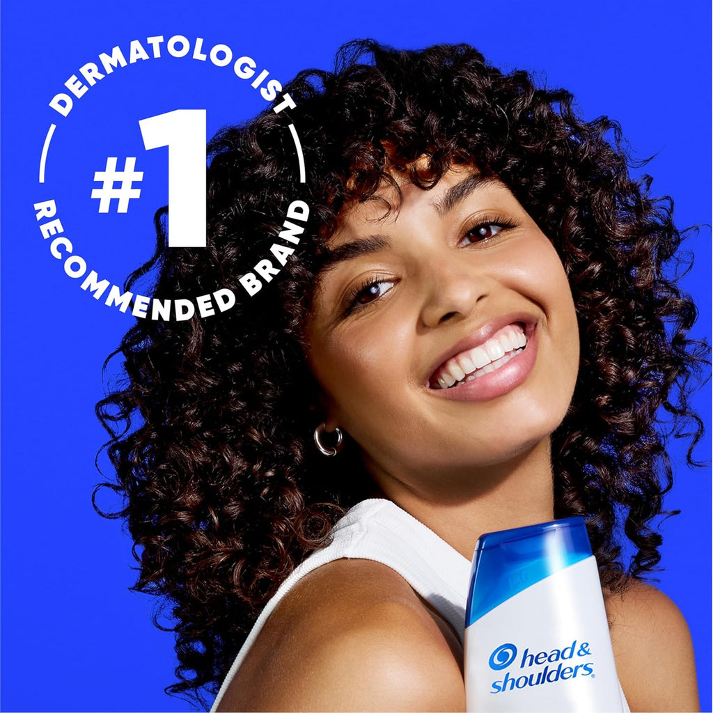 Head & Shoulders Anti-Dandruff Shampoo with 1% Pyrithione Zinc, Clinically Proven & Scalp Care Treatment, Fresh Green Apple Scent, 32.1 Fl Oz Each, 2 Pack
