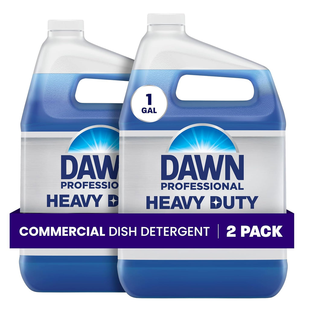 Dawn PRO Heavy Duty Manual Pot and Pan Detergent, Dish Soap Liquid for Dishwashing by Hand, Bulk Concentrate for Commercial Use, 1 Gal (Case of 2)