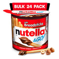 Nutella & GO! Chocolate Hazelnut Spread with Cocoa + Breadsticks, 24 Bulk Snack Packs, 1.8 Oz Each