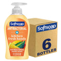 Antibacterial Liquid Hand Soap, Kitchen Fresh Hand Soap, 11.25 Fl Oz (Pack of 6)