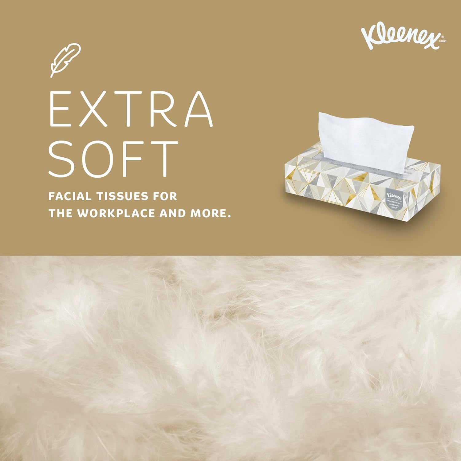 Kleenex® Professional Facial Tissue, Bulk (03076), 2-Ply, White, Flat Facial Tissue Boxes for Business, Convenience Case (125 Tissues/Box, 12 Boxes/Case, 1,500 Tissues/Case)