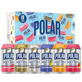 Polar Seltzer Water Sampler Variety Pack, 12 Fl Oz Cans, 18 Pack
