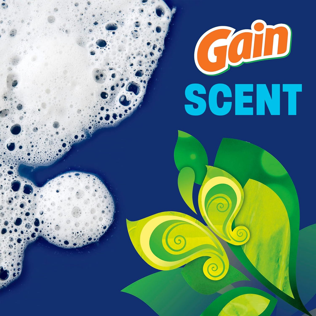 Powerwash Gain Original Dish Spray, Liquid Dish Soap, Dish Soap Refill, , 1 Starter Kit + 3 Refills, 64 Fl Oz Total (16 Fl Oz/Bottle)