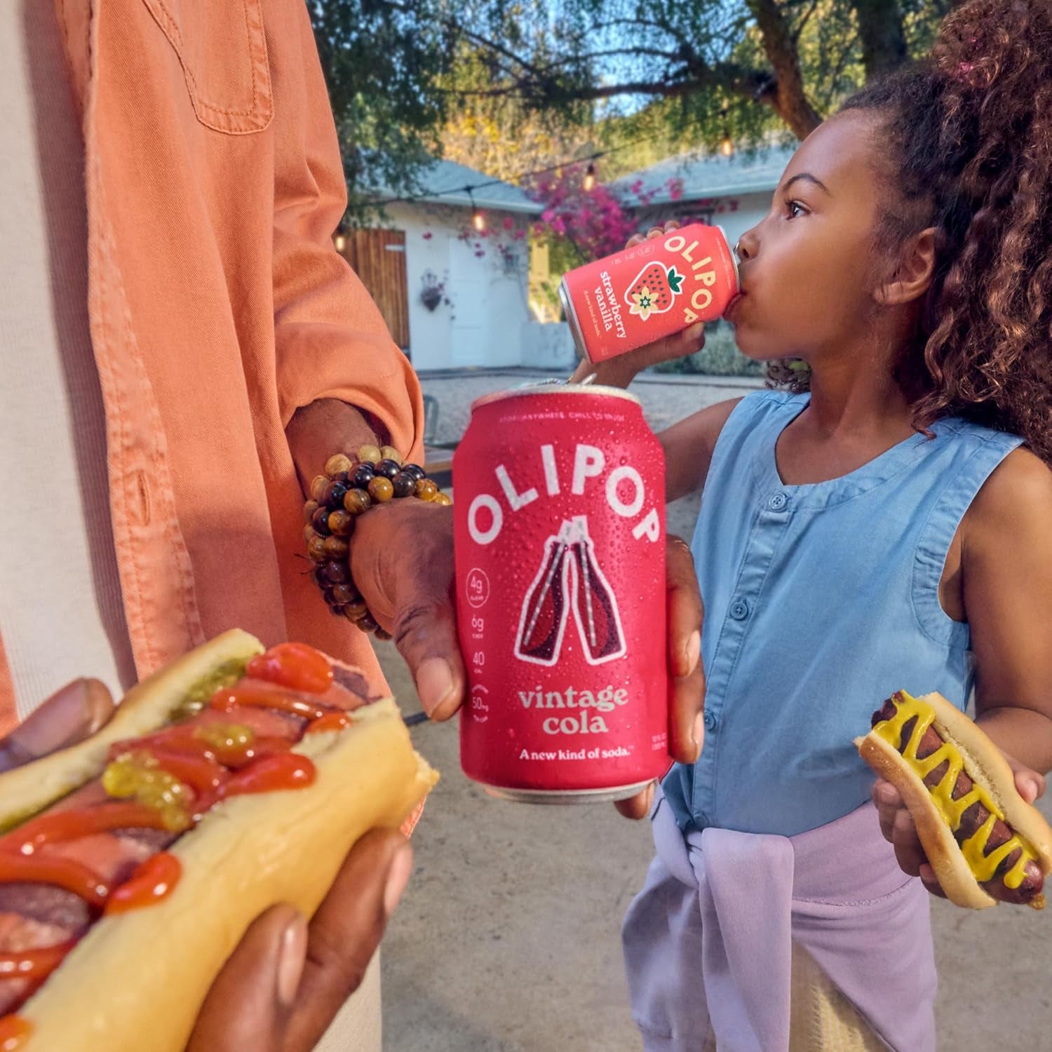 OLIPOP Prebiotic Soda Pop, Vintage Cola, Pantry Pack Packed with Prebiotics, Fiber, and Botanicals, Gluten Free, GMO Free, 12Oz (12-Cans) (Packaging May Vary)