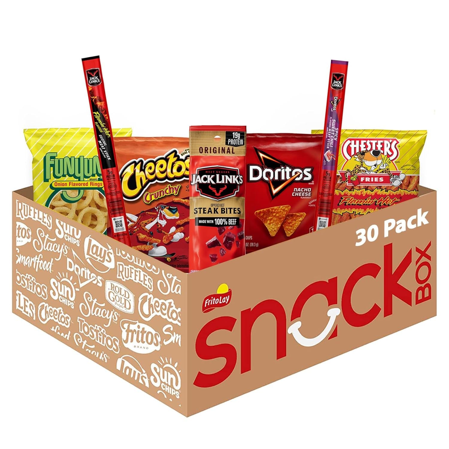 Frito-Lay Ultimate Classic Snacks Package, Variety Assortment of Chips, Cookies, Crackers, & Nuts, 0.56 Ounces, (Pack of 40) (Packaging May Vary)